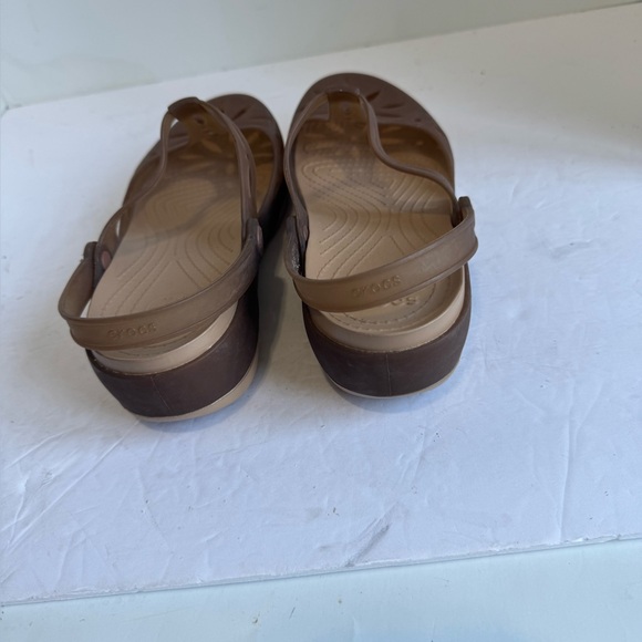 Crocs(WMNS) Crocs Summer Brown Size 9 - Picture 10 of 15